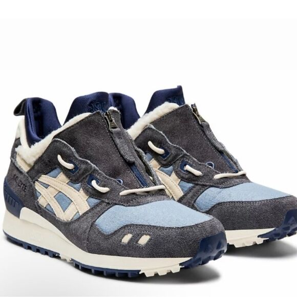 Asics Gel-Lyte MT Gris Blue Birch Mens Running Sz 7 EU 40 - Picture 4 of 16